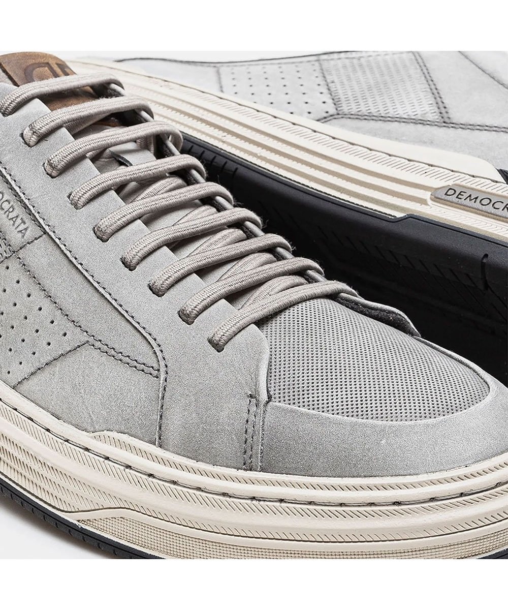 Sapatênis Democrata Denim Mike 240601 Cinza Cinza 3