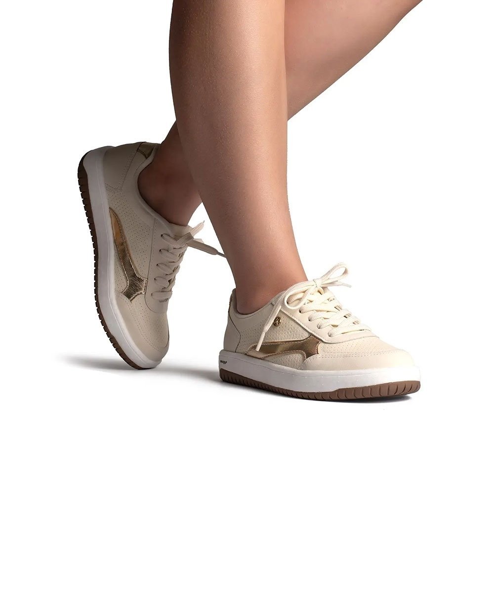Tênis Feminino Kolosh Casual Float Creme Bege 2