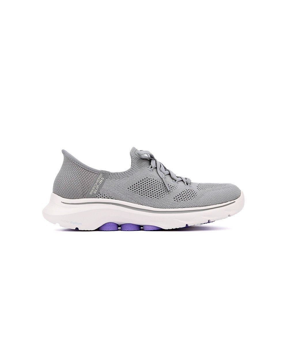 Tênis Feminino Skechers Go Walk 7 Slip In Cinza Cinza 1