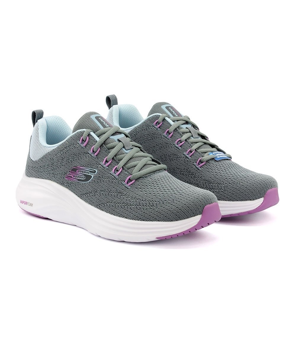 Tênis Feminino Skechers Vapor Foam Azul Cinza 2