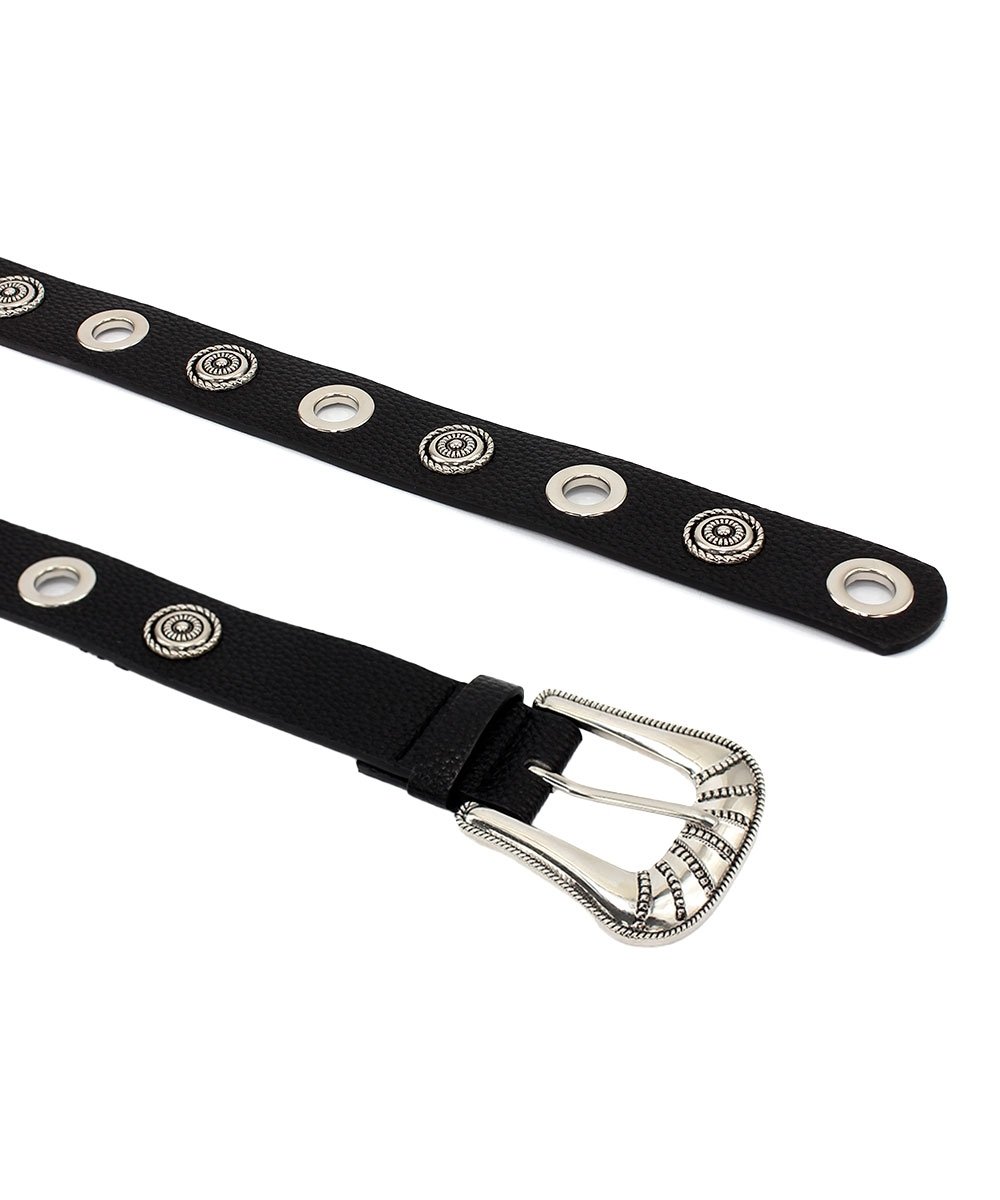 Cinto Feminino Pixolé Preto Preto/Prata 4