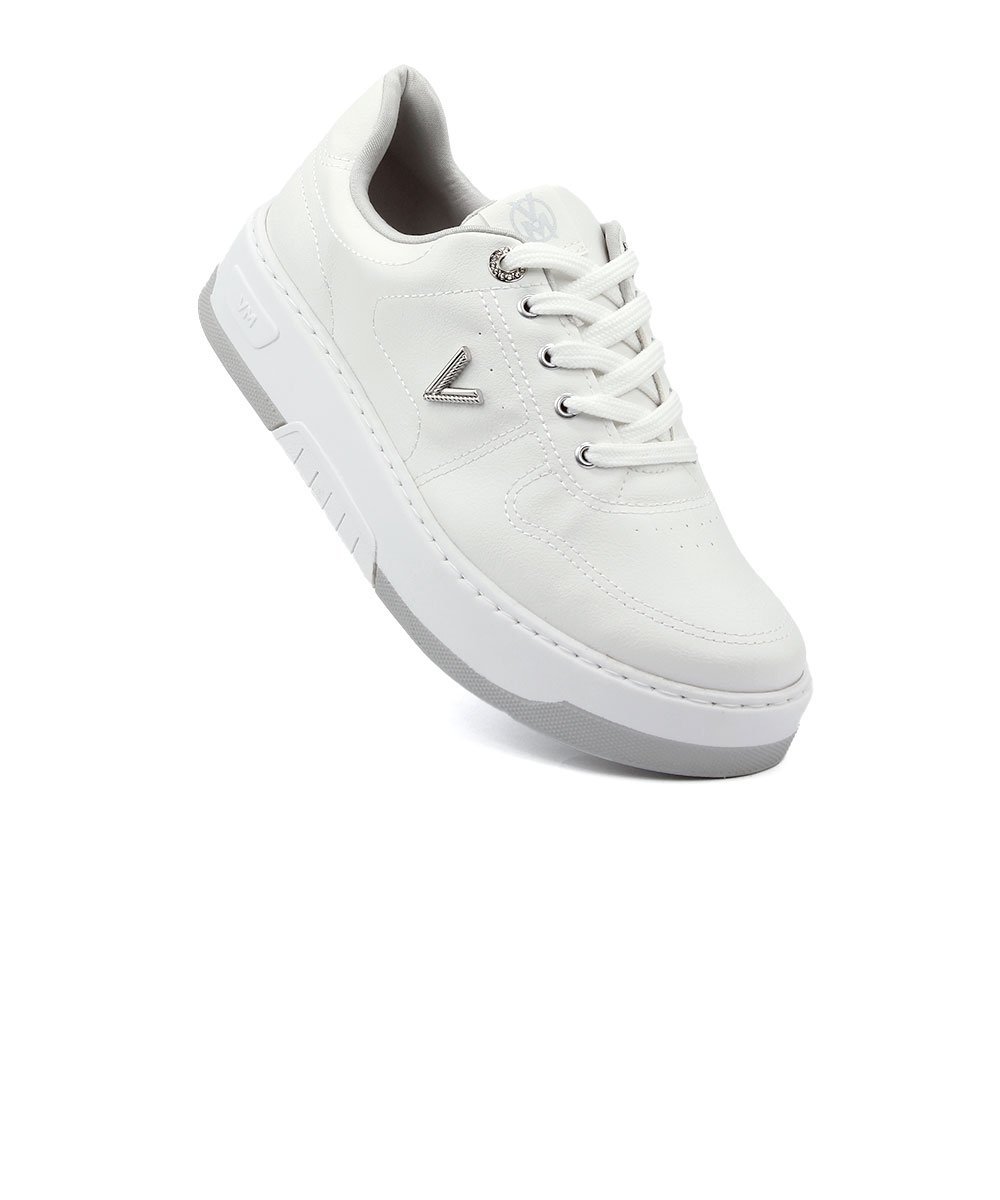 Tênis Feminino Via Marte Casual Branco Branco 2