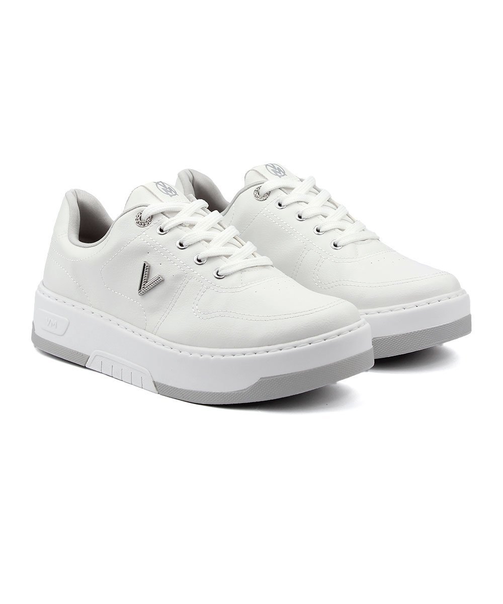 Tênis Feminino Via Marte Casual Branco Branco 3