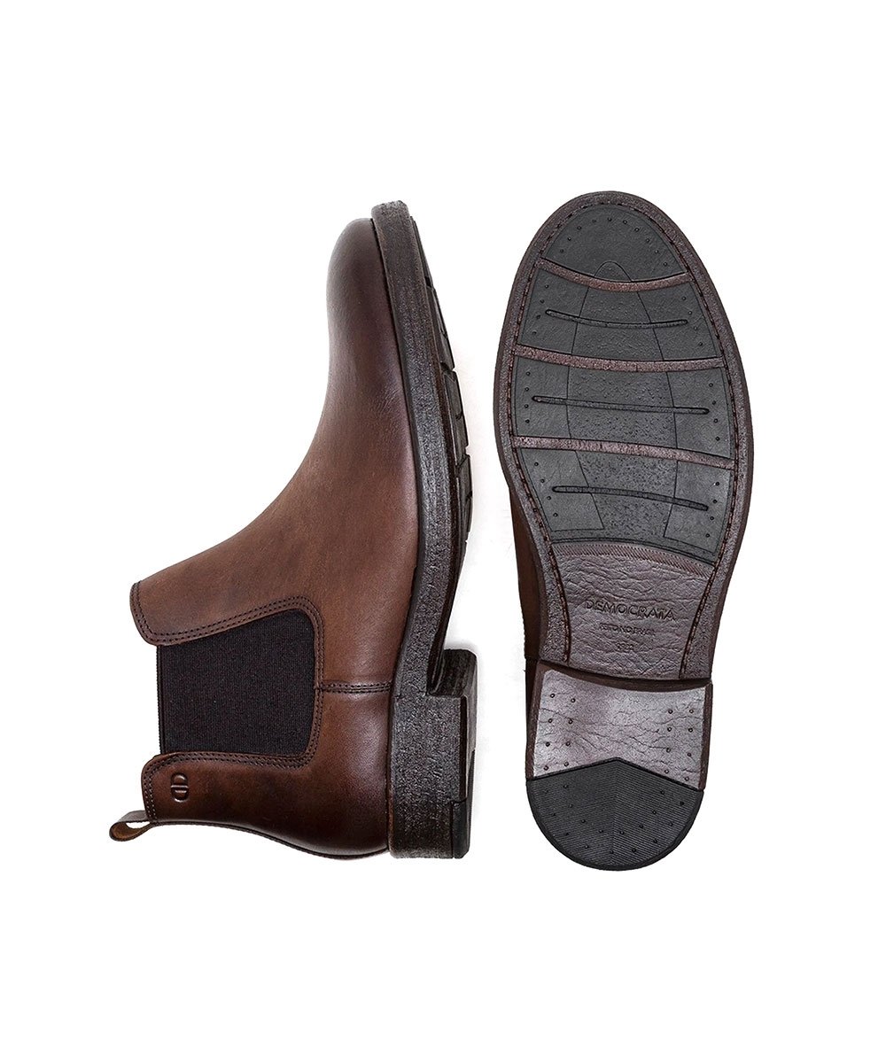 Bota Masculina Democrata Garage Dust Couro Tabaco Marrom 4