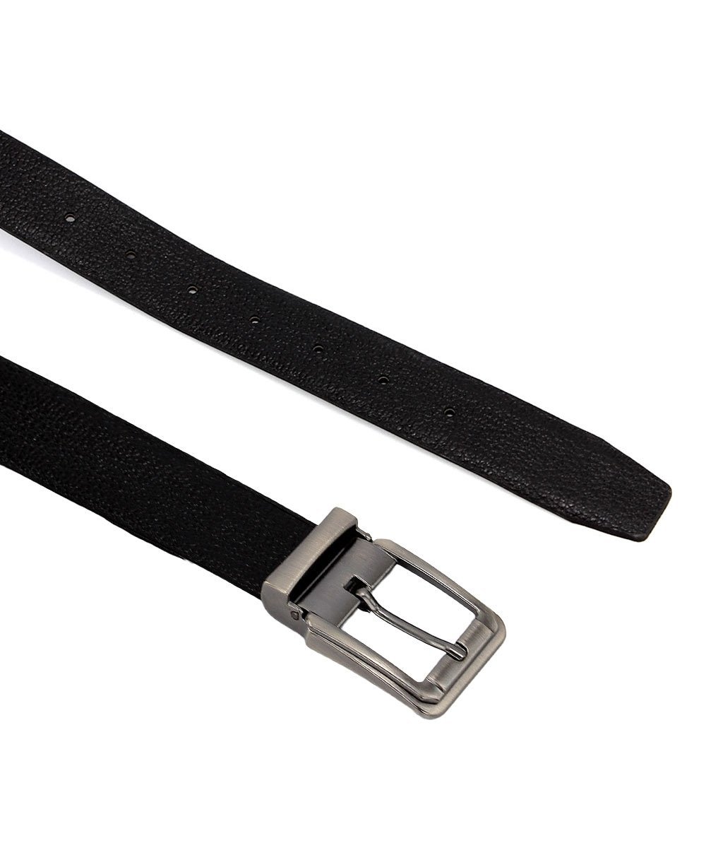 Cinto Masculino Fasolo Dupla Face Couro Preto/Cafe Preto 5