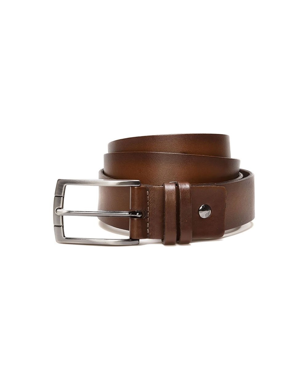 Cinto Masculino Democrata Metropolitan Largo Couro Tan