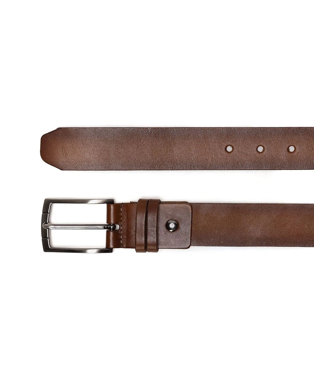 Cinto Masculino Democrata Metropolitan Largo Couro Tan Marrom 2