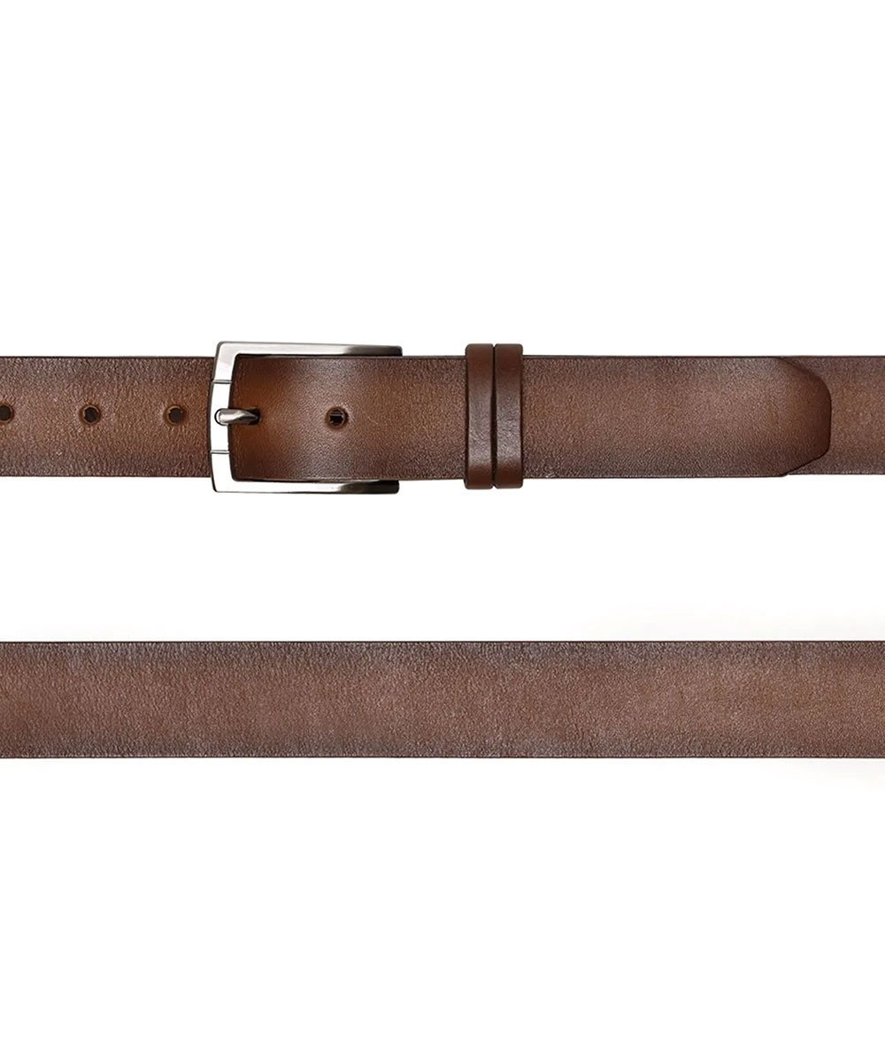 Cinto Masculino Democrata Metropolitan Largo Couro Tan Marrom 3