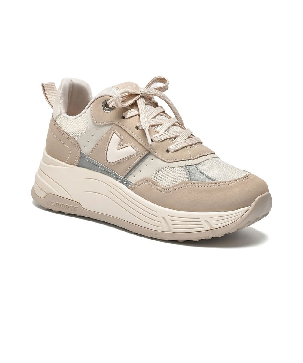 Tênis Feminino Via Marte Casual Marfim Bege 2