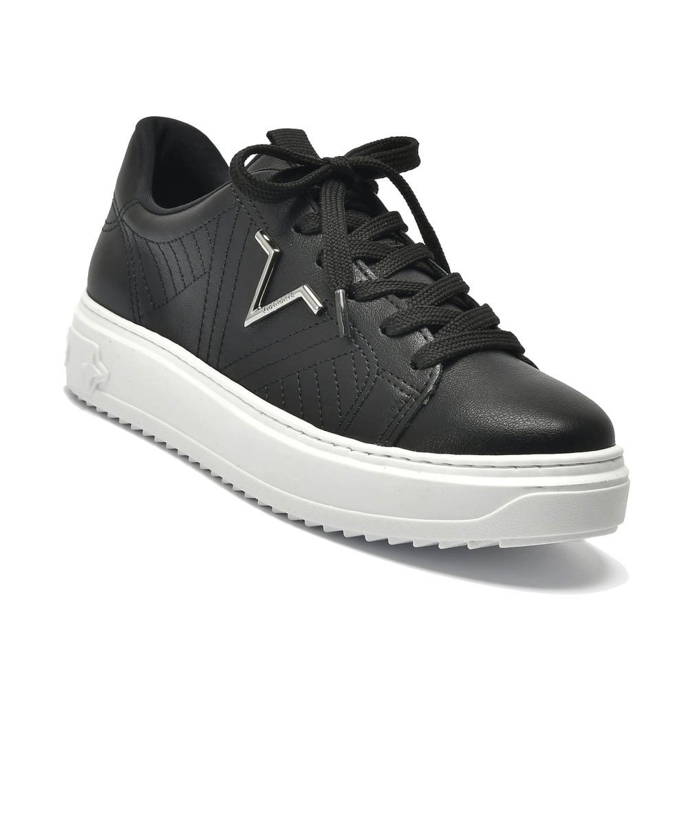 Tênis Via Marte Casual Preto Preto 2