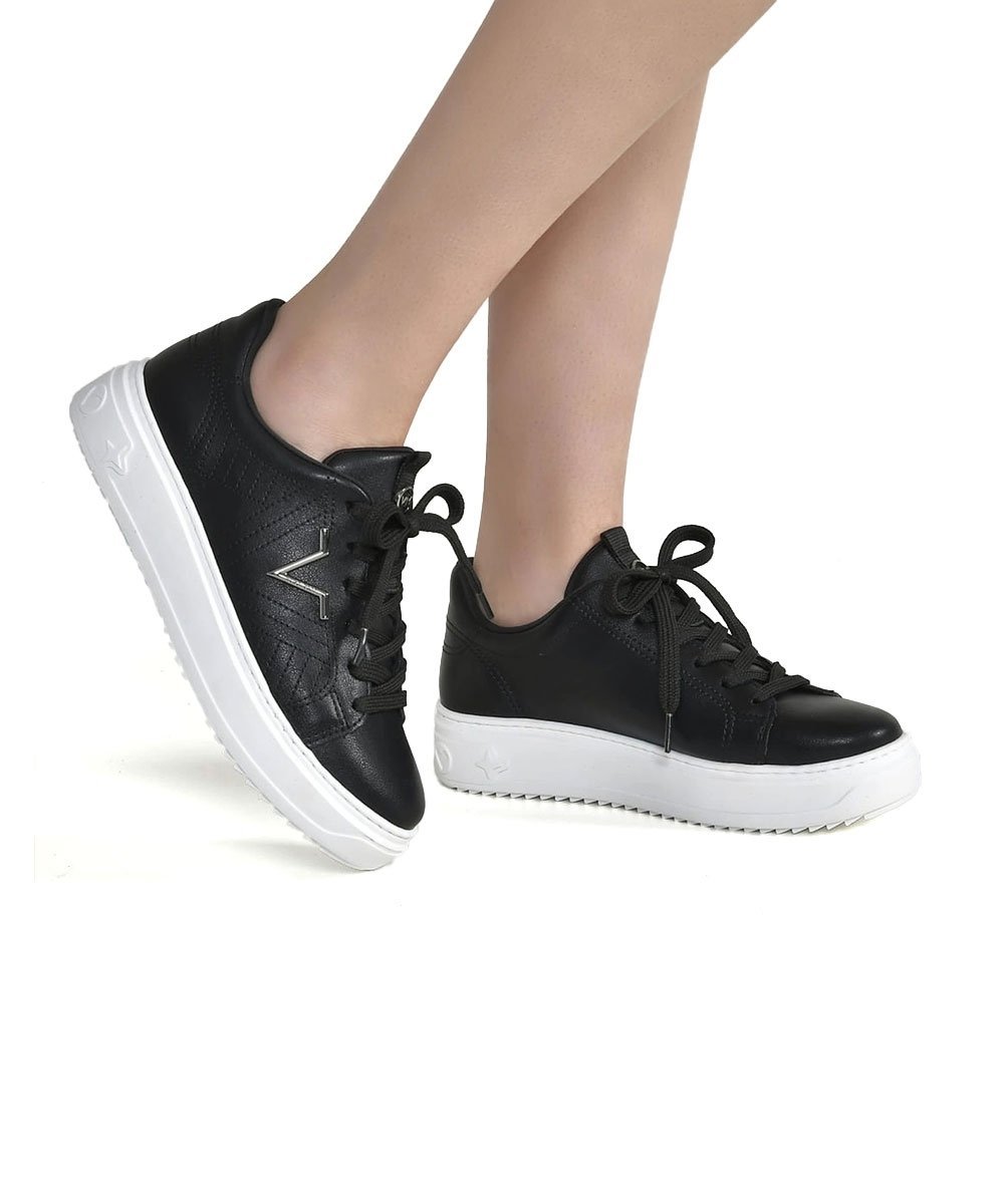 Tênis Via Marte Casual Preto Preto 4