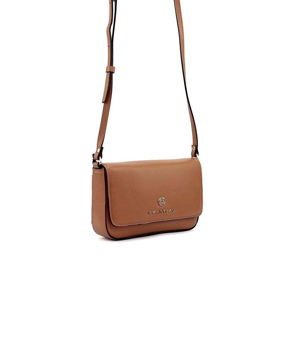 Bolsa Tira Colo Smartbag Couro Caramelo Caramelo 3