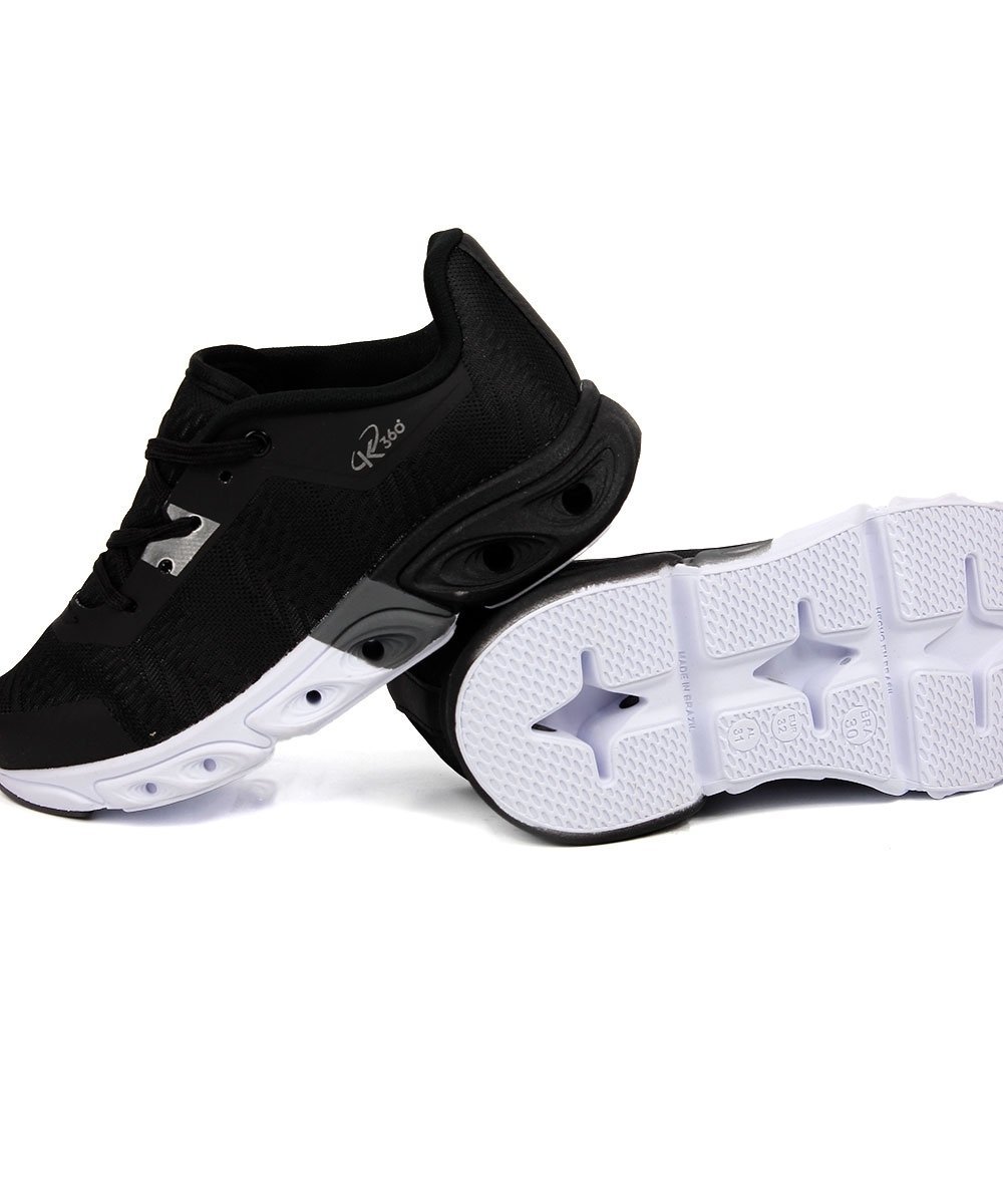 Tênis Infantil Esportivo Kidy Impulso Tec-Gel Preto/Branco Preto 4