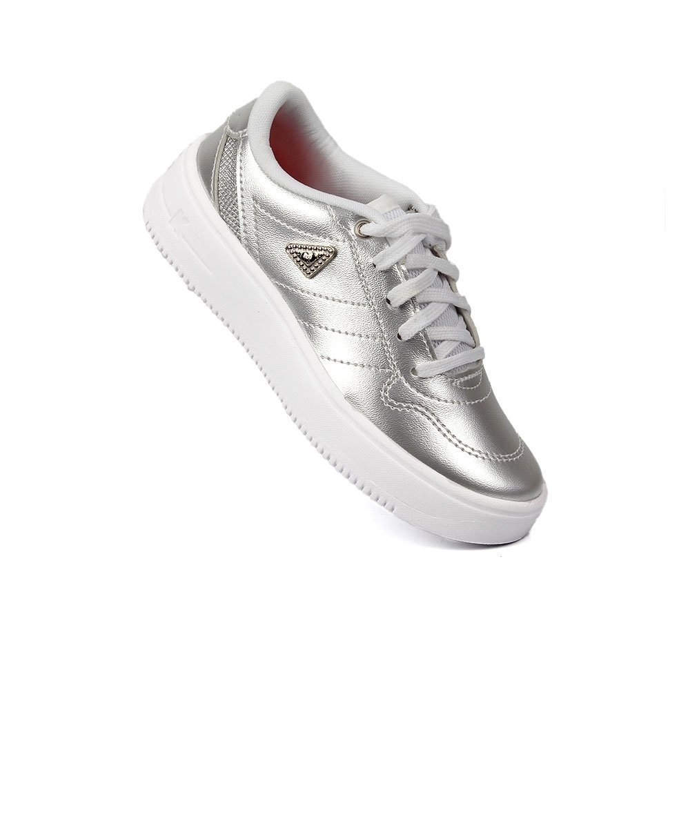 Tênis Infantil Kidy K360 Nova York Prata Prata 2