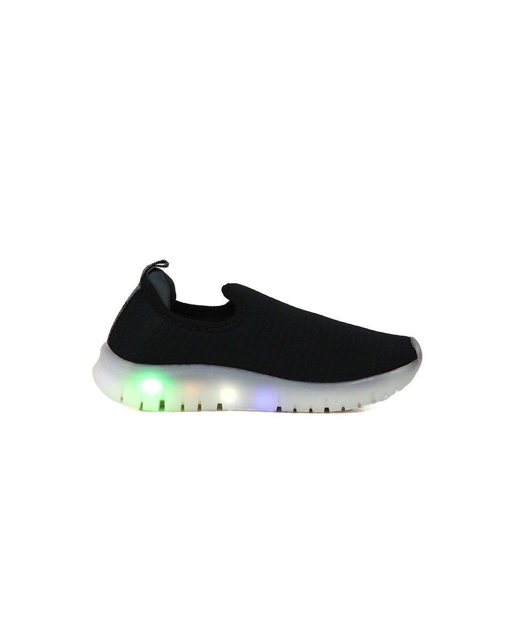 Tênis Infantil Kidy Led Light Fun Preto