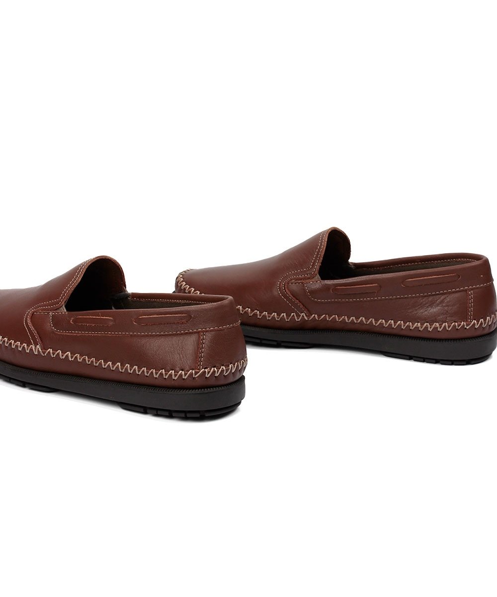 Mocassim Jovaceli Confort Sola Gel 4002 Tostado Marrom 4