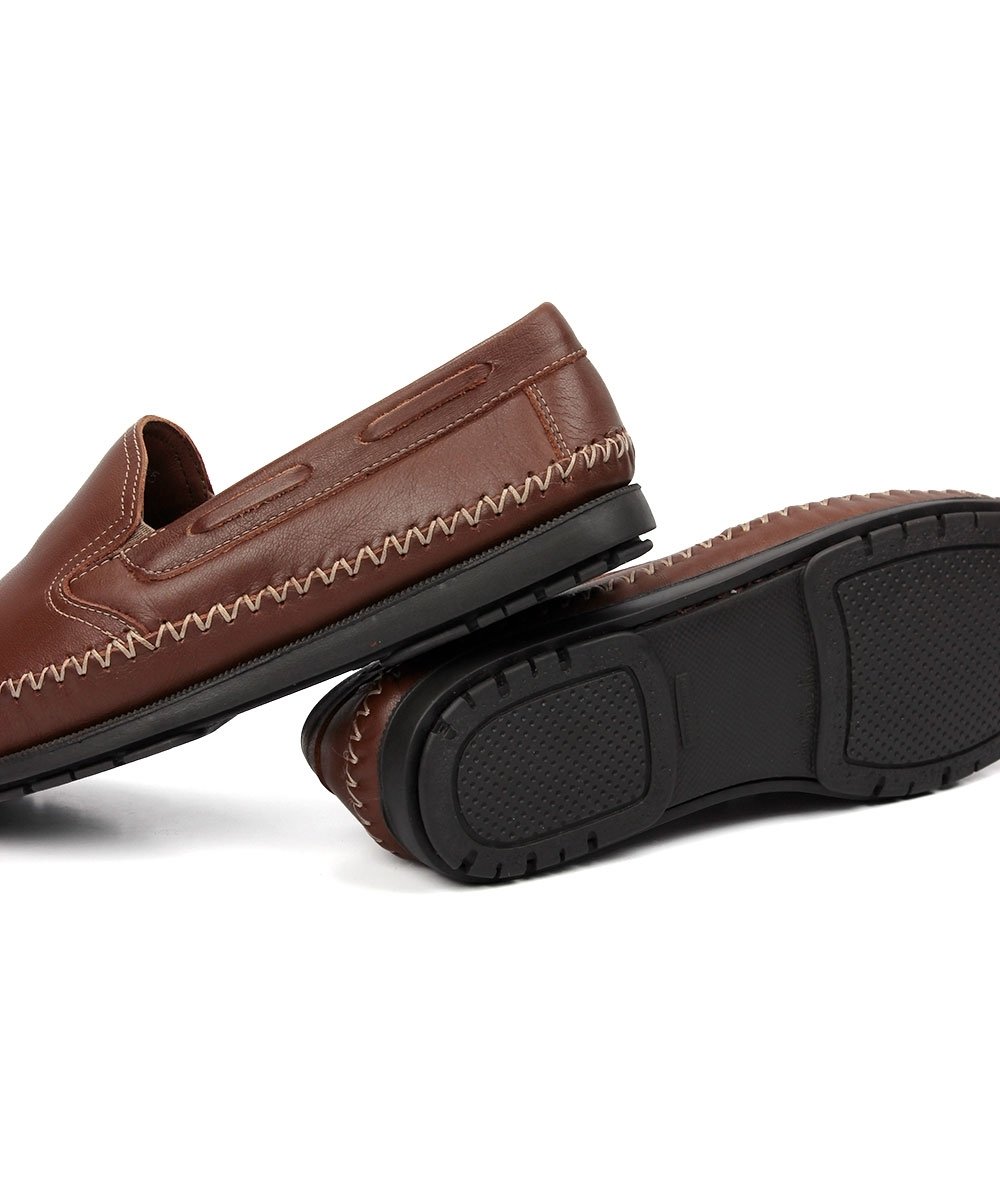 Mocassim Jovaceli Confort Sola Gel 4002 Tostado Marrom 5