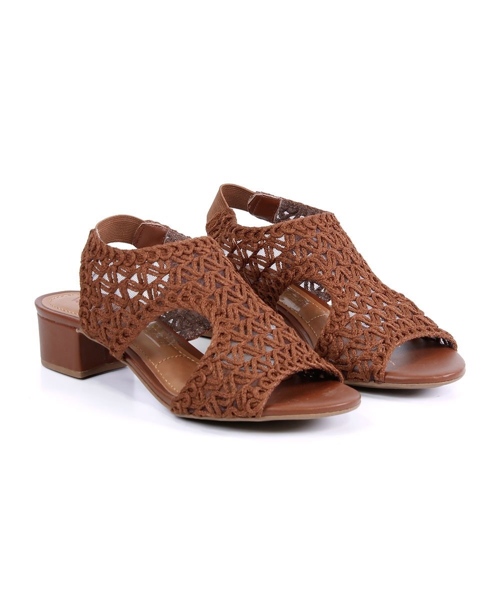 Sandália Salto Valentina 453082 Marrom Marrom 3