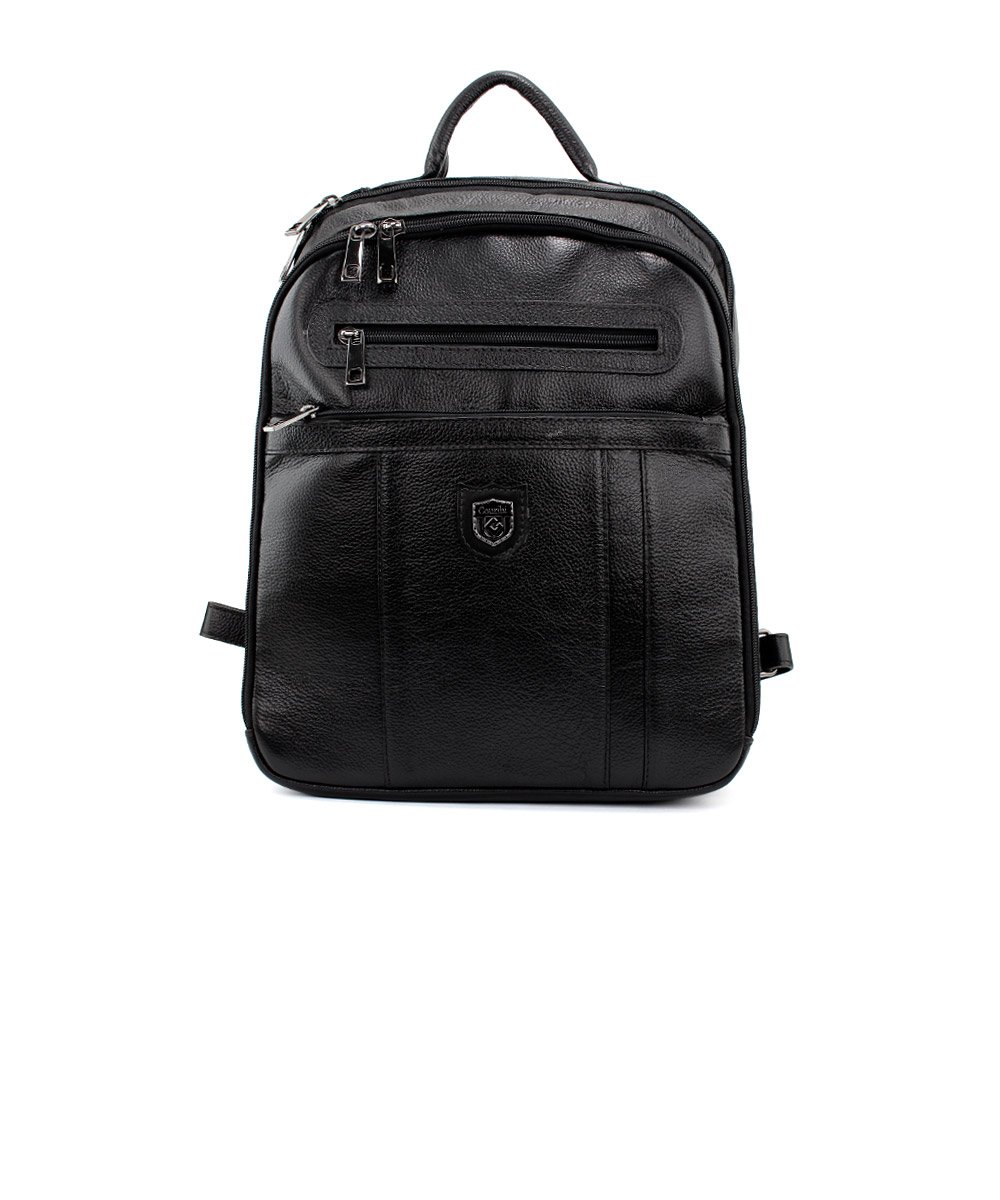 Mochila Porta Notebook Couribi Couro Preto