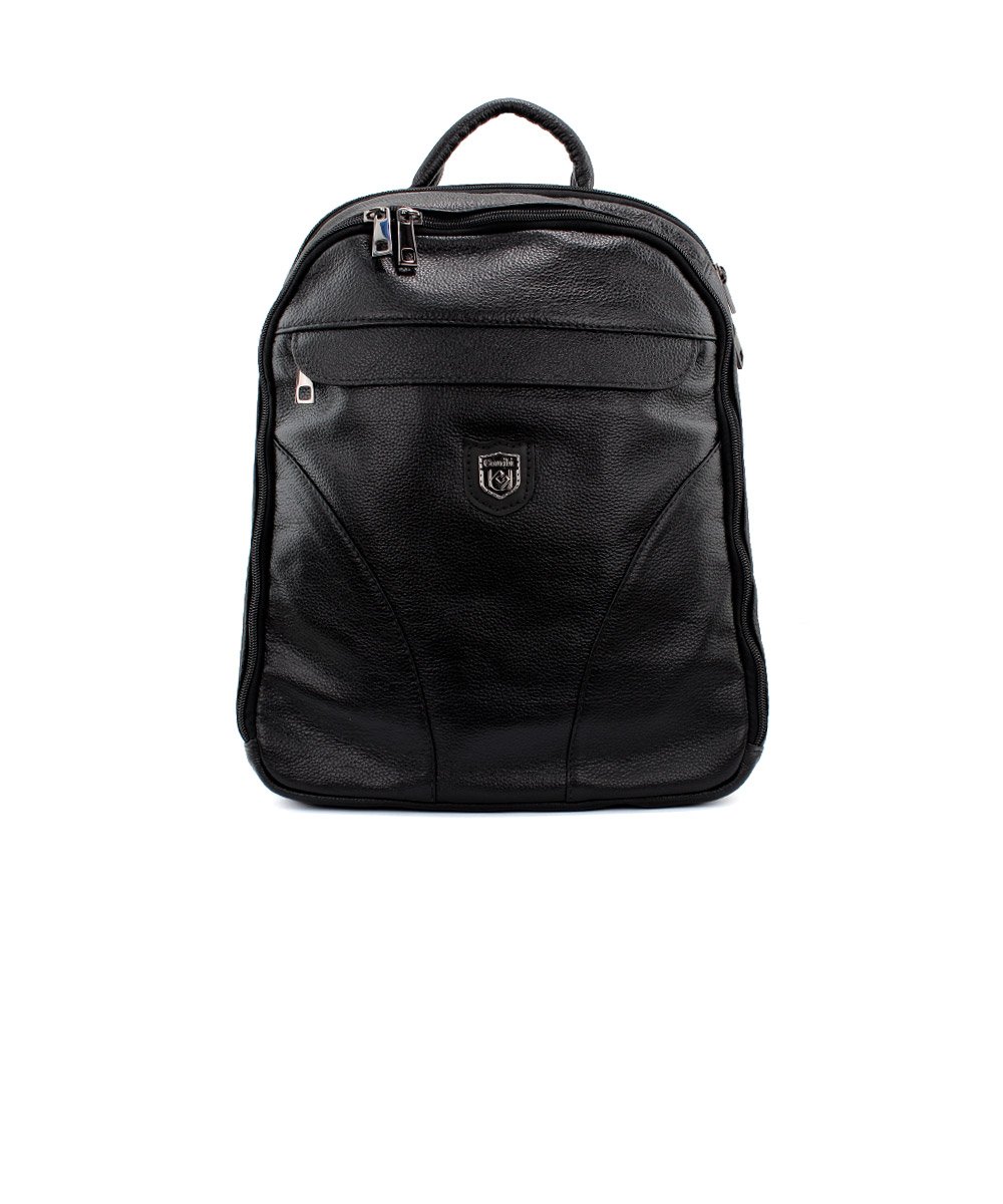 Mochila Masculina Couribi Porta Notebook Couro Preto