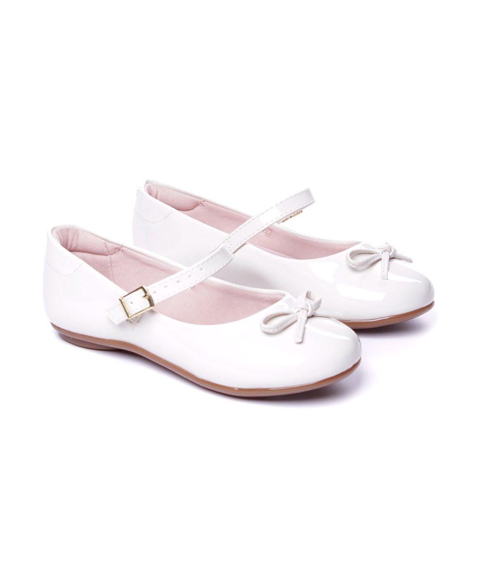 Sapatilha Infantil Molekinha Laço Off White Branco 3