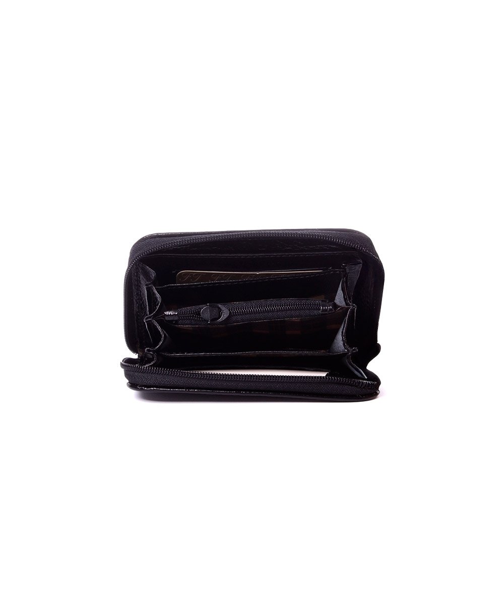Carteira de Mão Feminina Fontanelli Couro Preto Preto 2