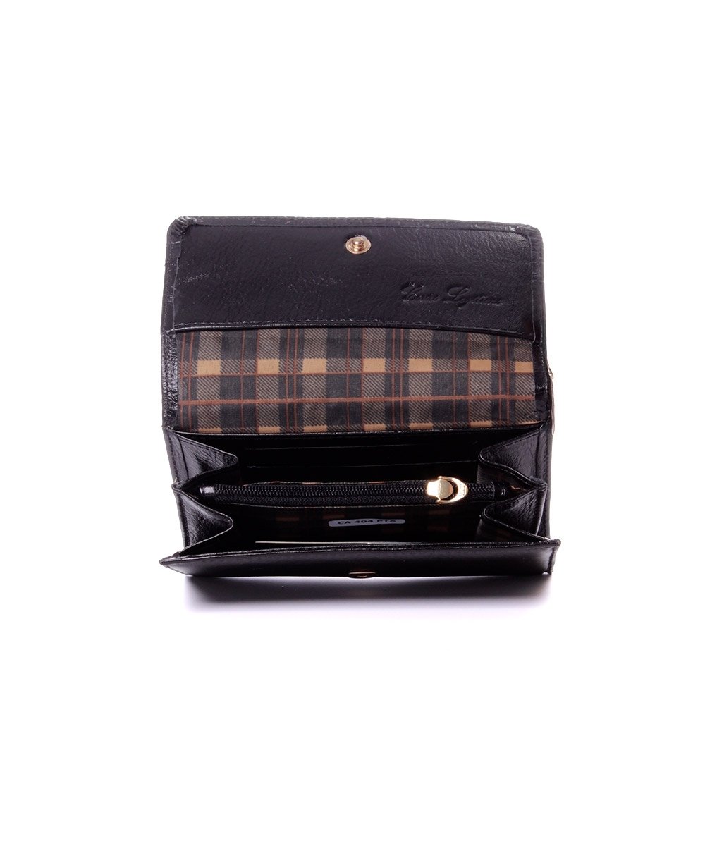 Carteira Feminina Fontanelli Couro Preto Preto 2