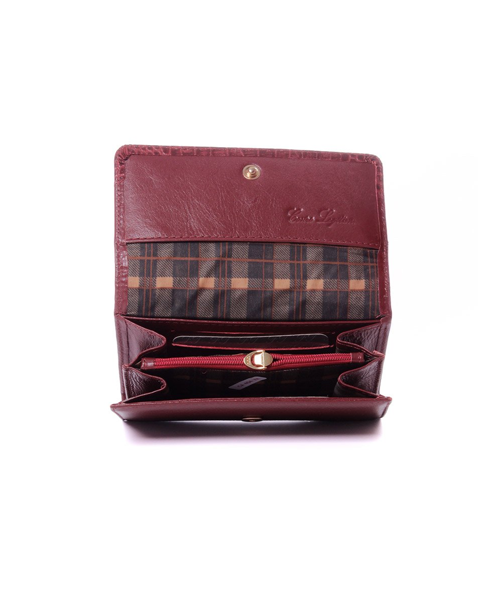 Carteira Feminina Fontanelli Couro Vermelho Vermelho 3