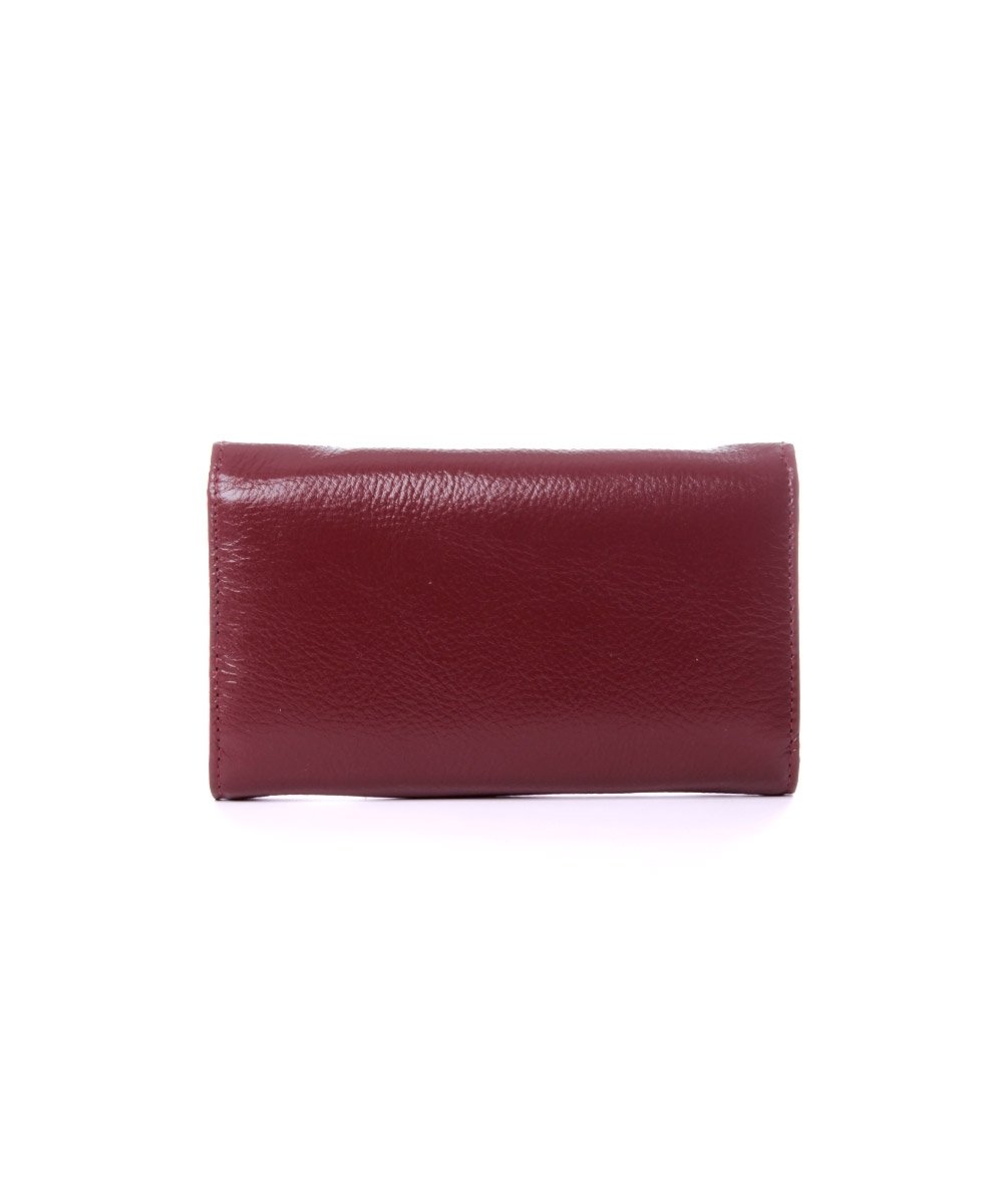 Carteira Feminina Fontanelli Couro Vermelho Vermelho 5