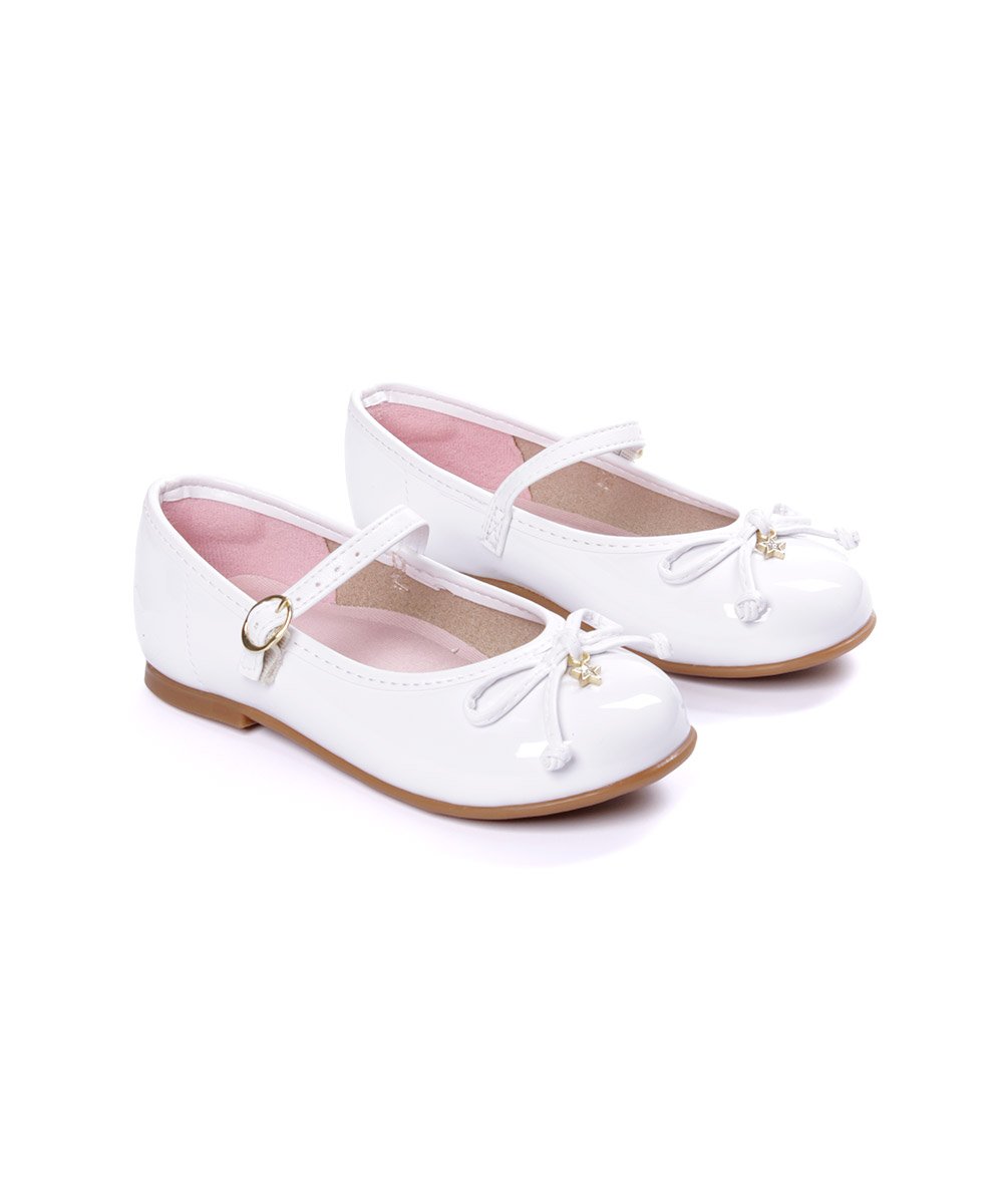 Sapatilha Infantil Molekinha Laço Star Branco Branco 3