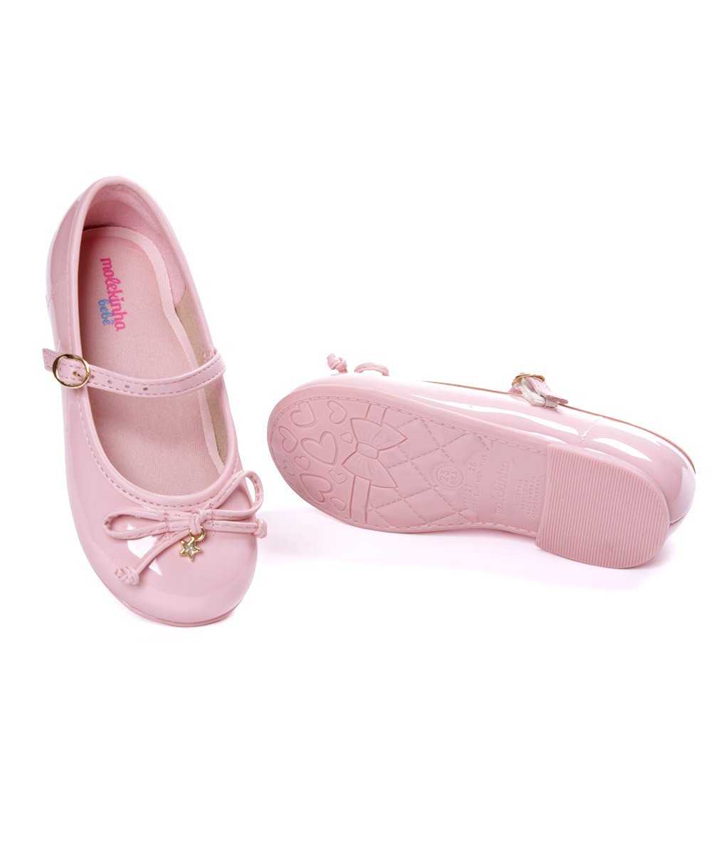 Sapatilha Infantil Molekinha Laço Star Rosa Rosa 5