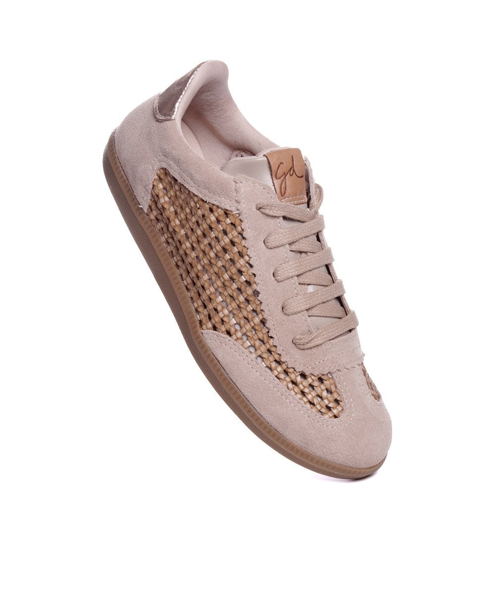 Tênis Feminino Giulia Domna Couro Nude Bege 2