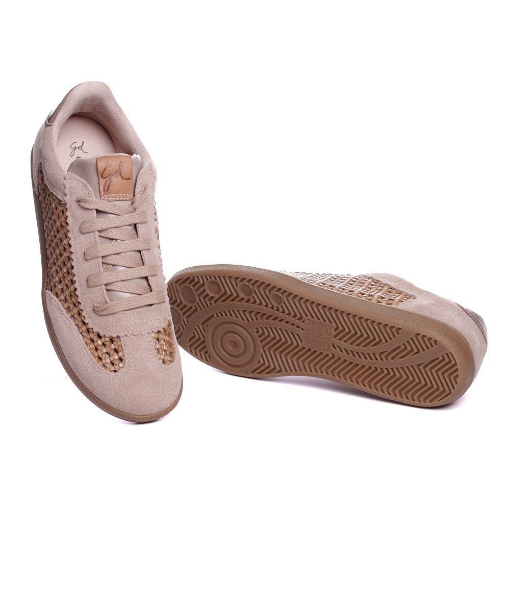 Tênis Feminino Giulia Domna Couro Nude Bege 5