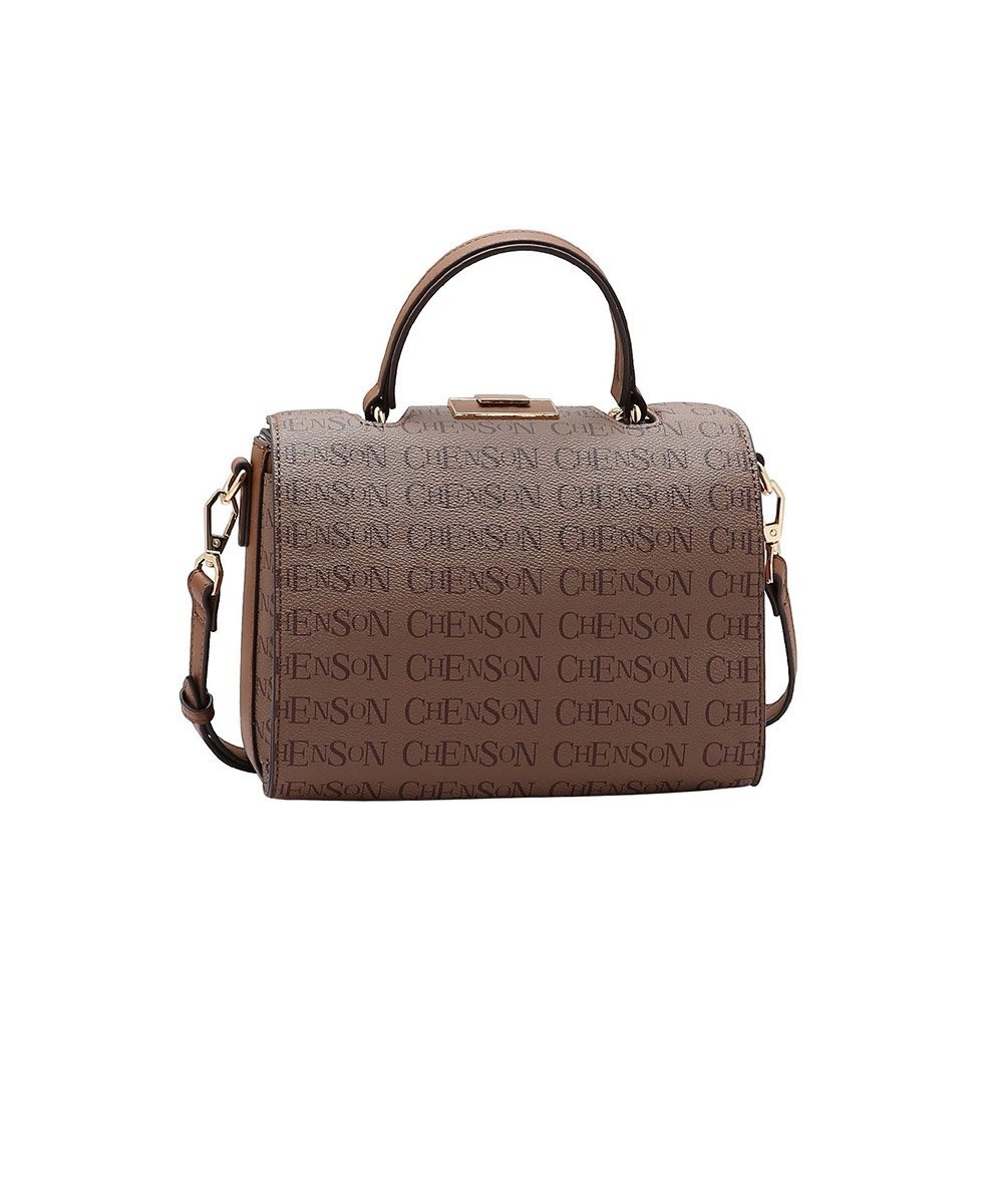 Bolsa Feminina Chenson Cristal Monograma Cafe Marrom 3