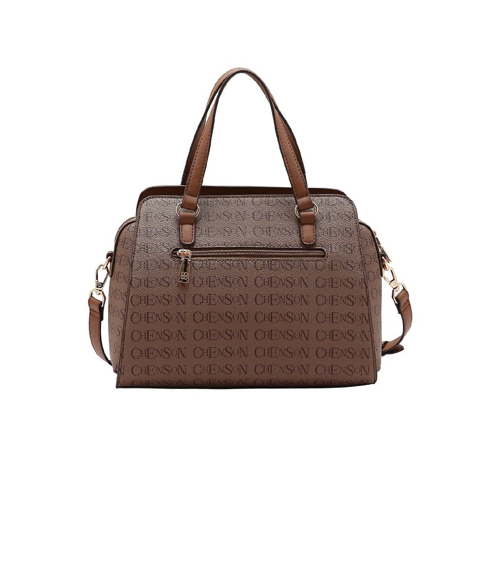 Bolsa Feminina Chenson Cristal Monograma Cafe Marrom 3