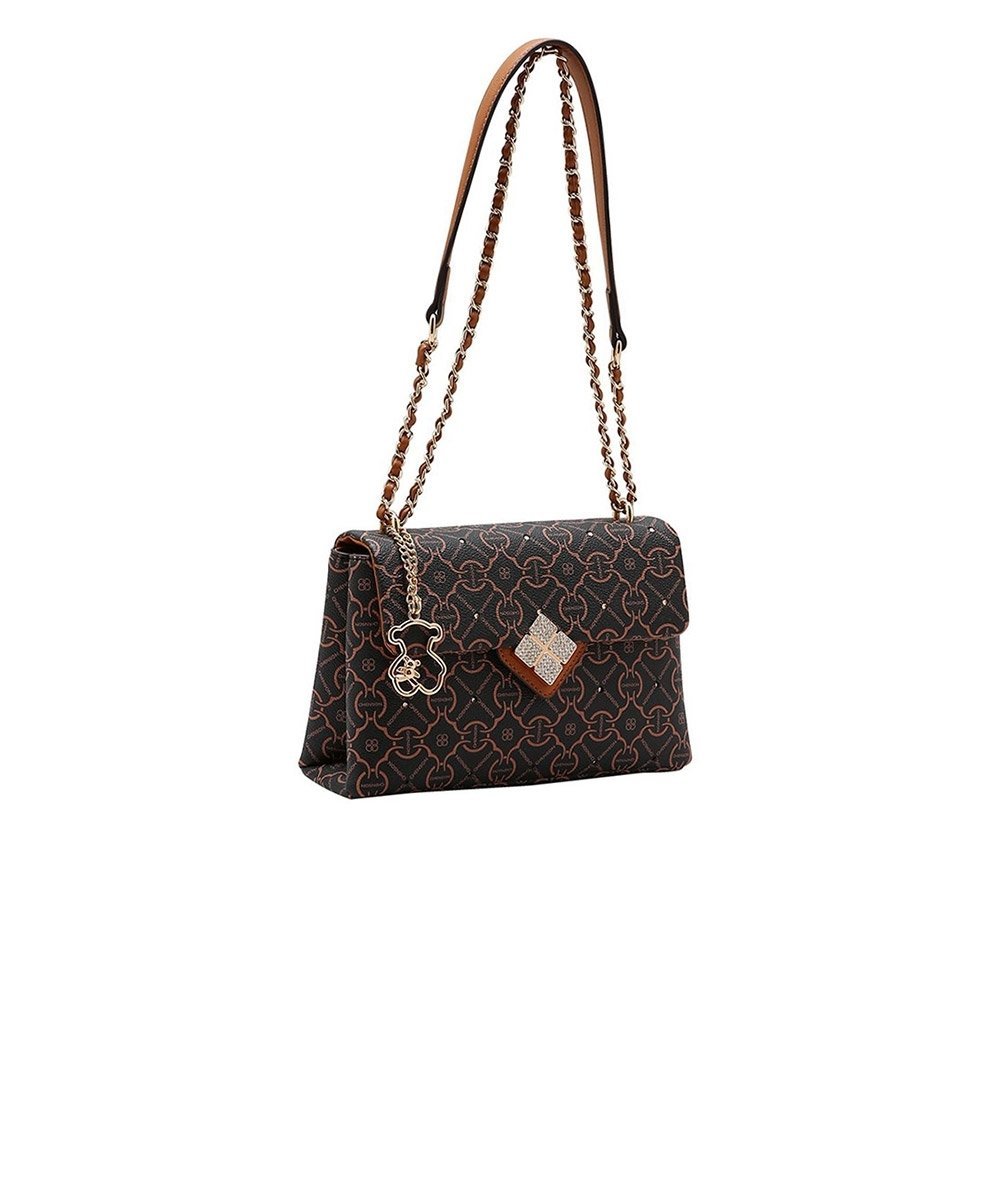 Bolsa Feminina Chenson Classic Cristal Cafe Marrom 4
