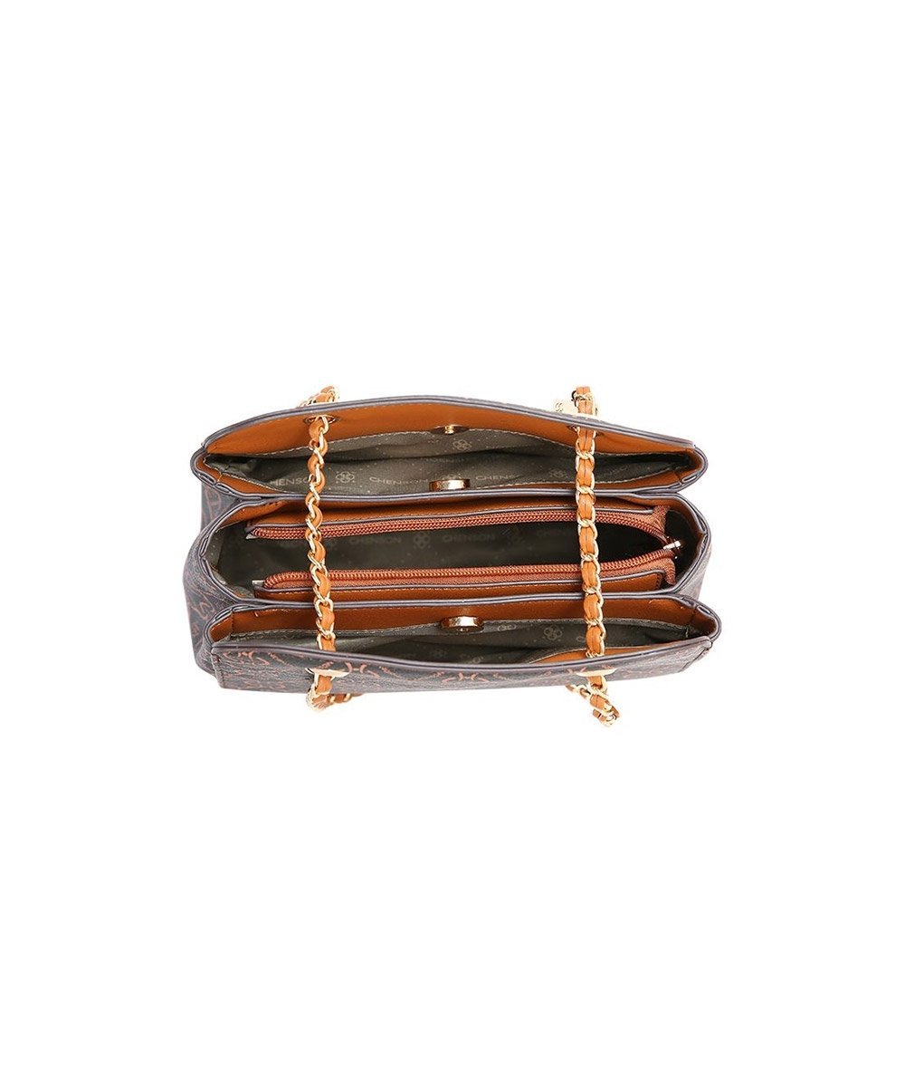 Bolsa Chenson Classic Cristal Ombro Cafe Marrom 2