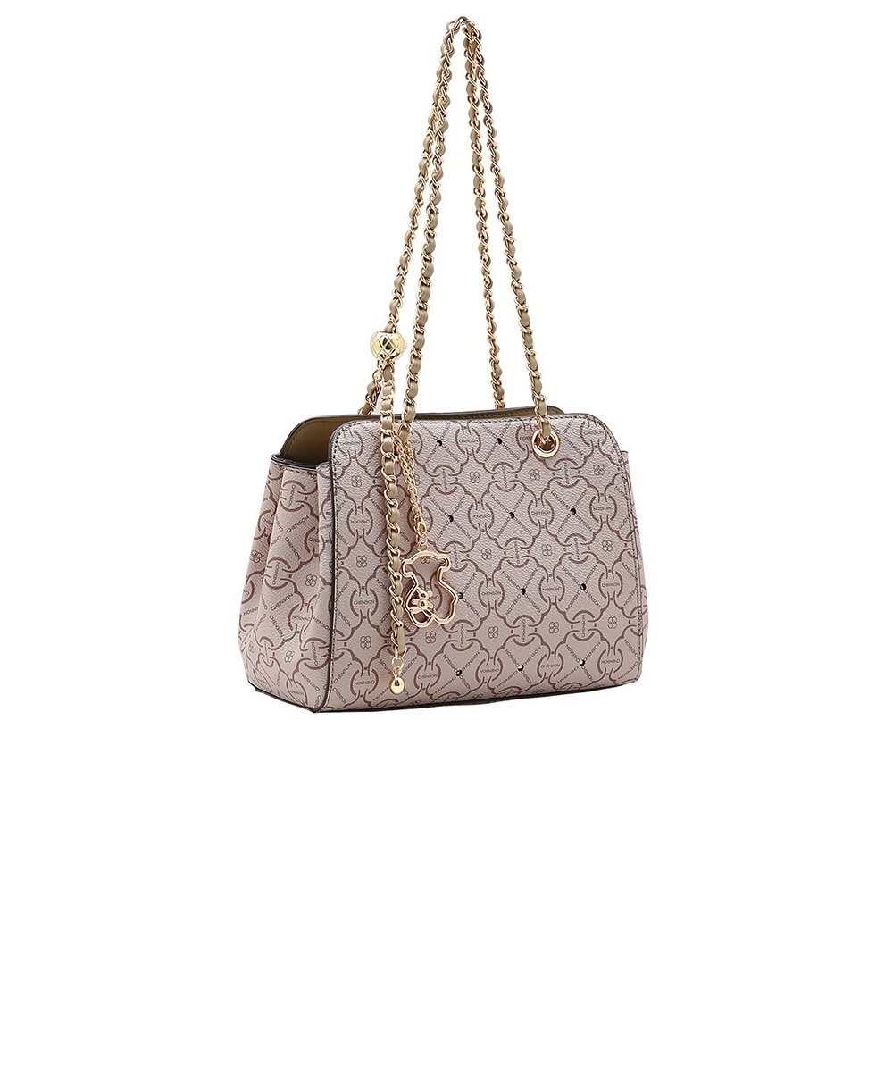 Bolsa Chenson Classic Cristal Ombro Natural