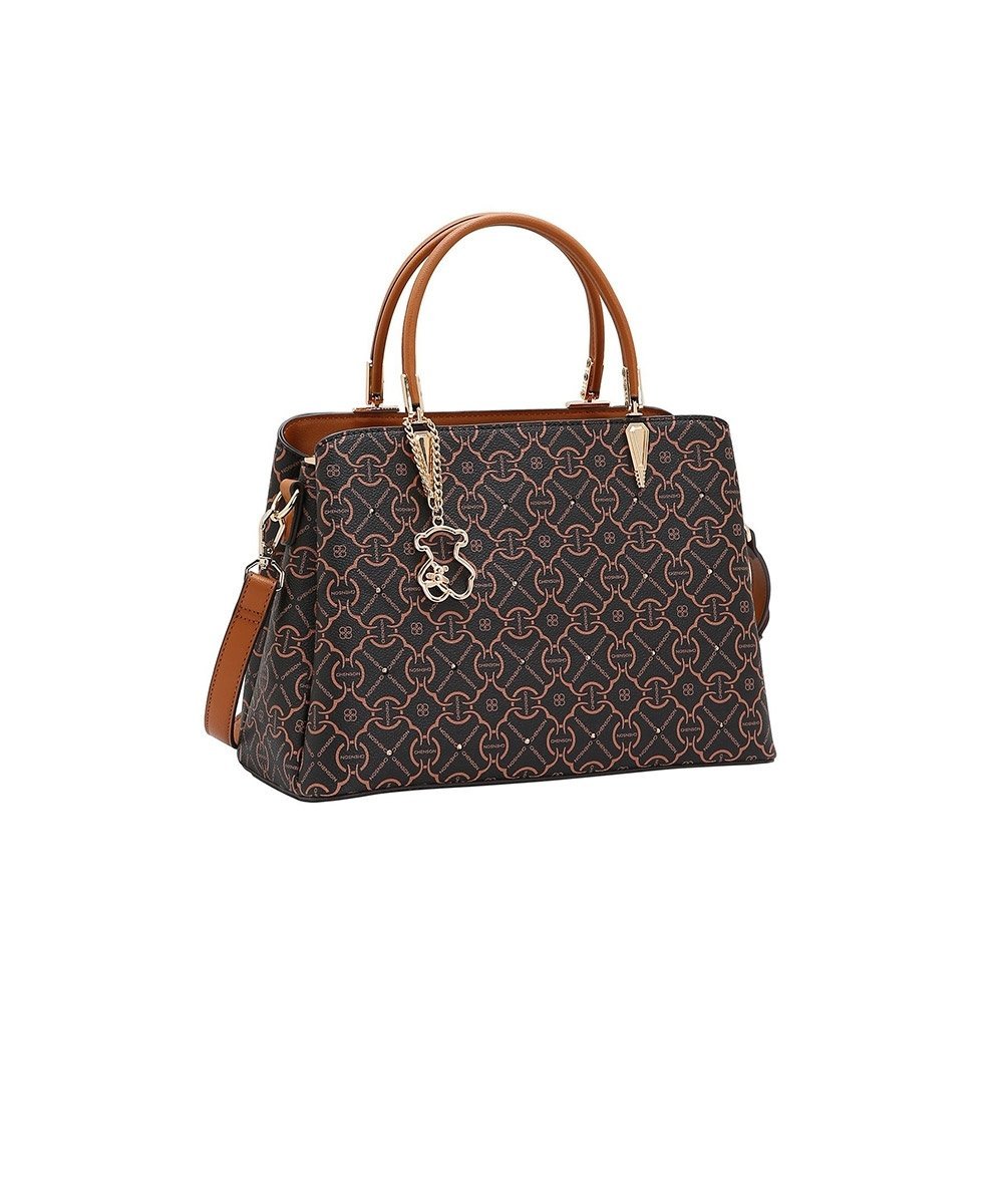 Bolsa Chenson Classic Cristal Estruturada Cafe Marrom 4