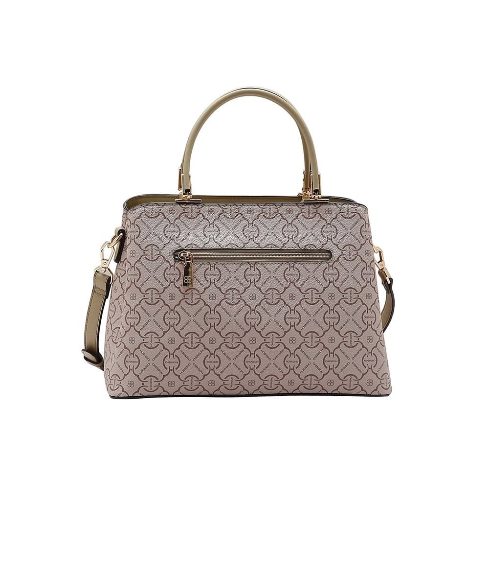 Bolsa Chenson Classic Cristal Estruturada Natural Bege 3