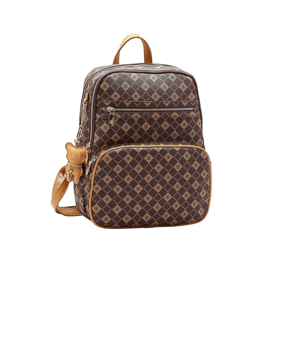 Mochila Feminina Chenson Monograma Cafe