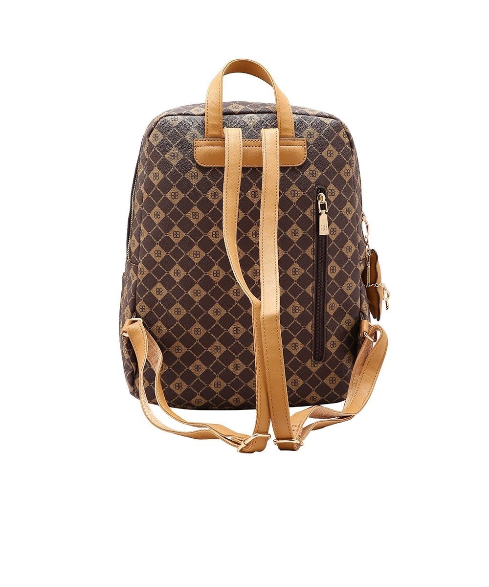 Mochila Feminina Chenson Monograma Cafe Marrom 3