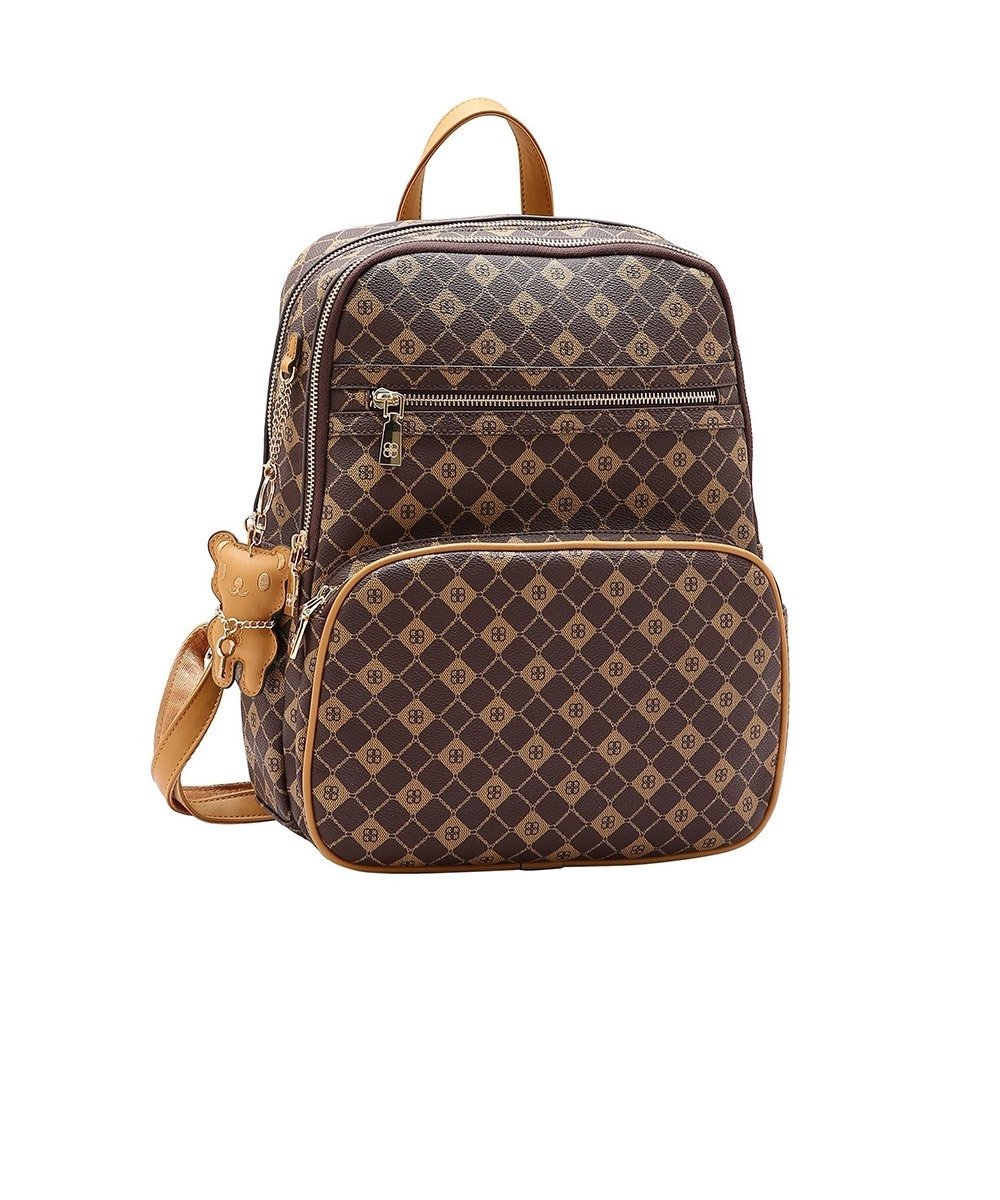 Mochila Feminina Chenson Monograma Cafe Marrom 4