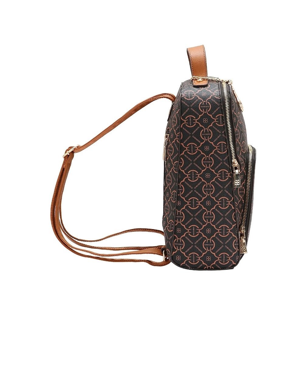 Mochila Chenson Classic Cristal Luxo Cafe Marrom 2