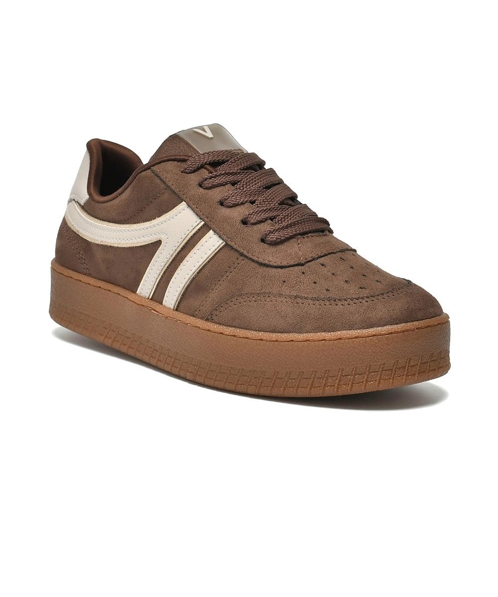 Tênis Feminino Casual Via Marte Marrom Marrom 3