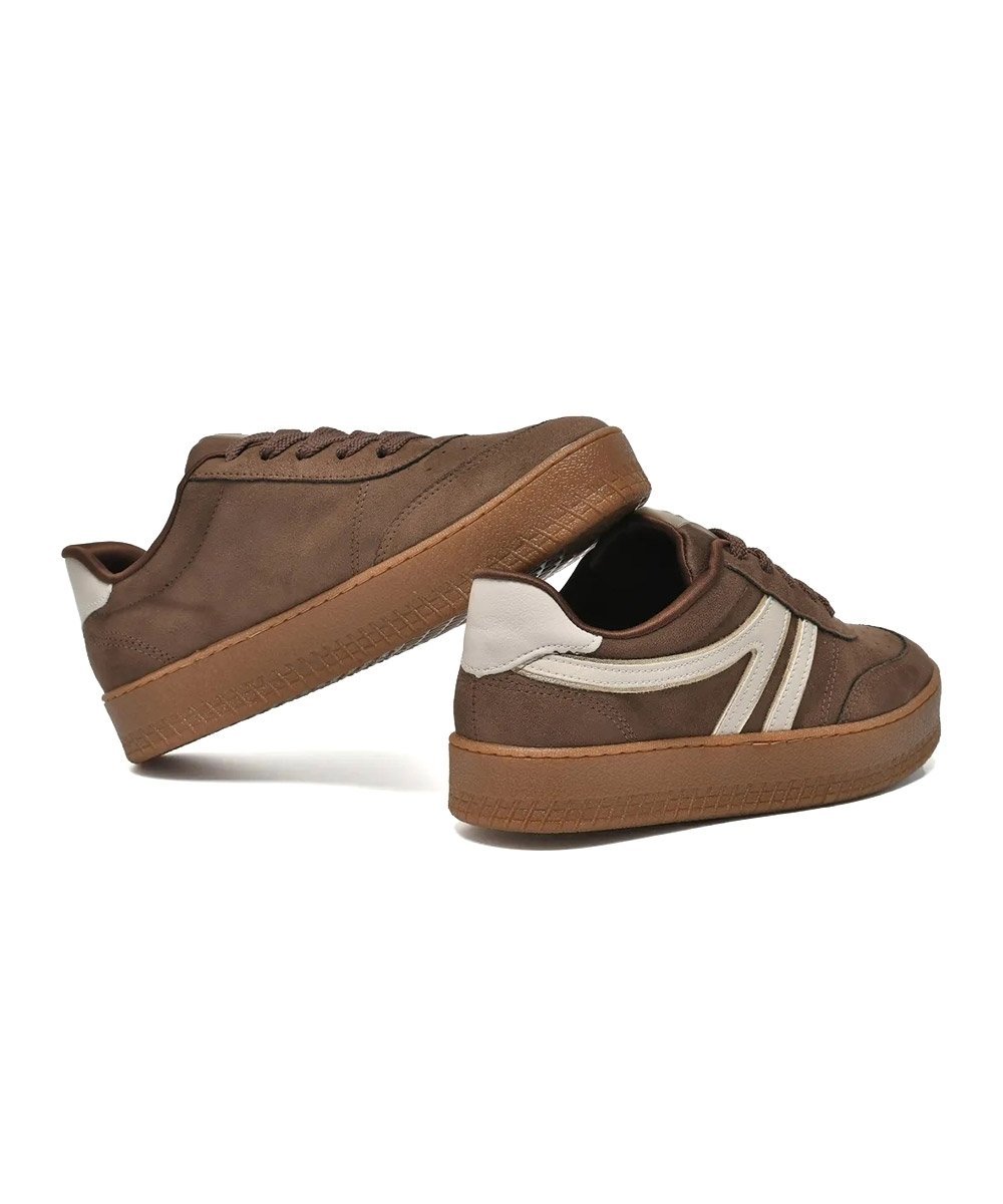 Tênis Feminino Casual Via Marte Marrom Marrom 4