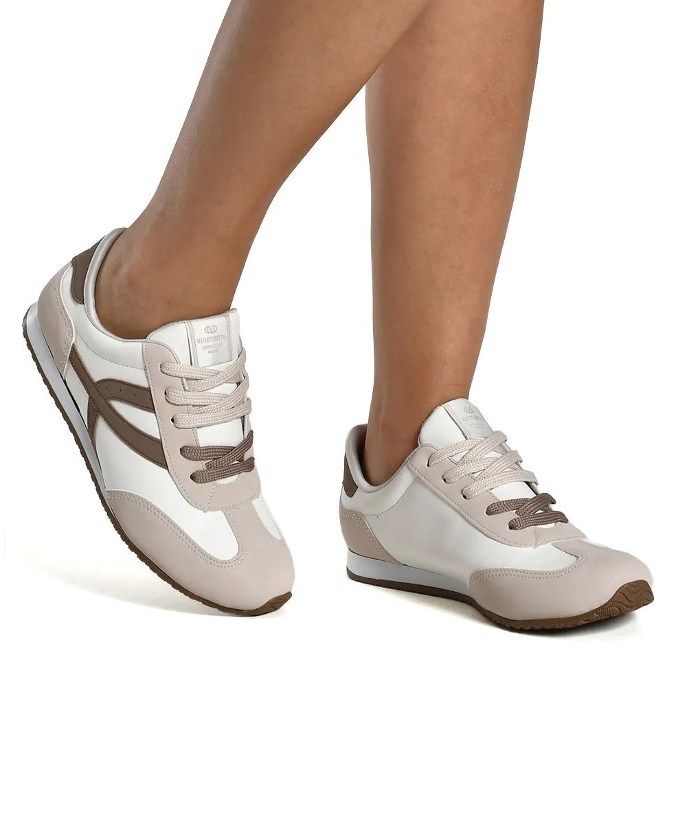 Tênis Feminino Casual Via Marte Bege Bege 2