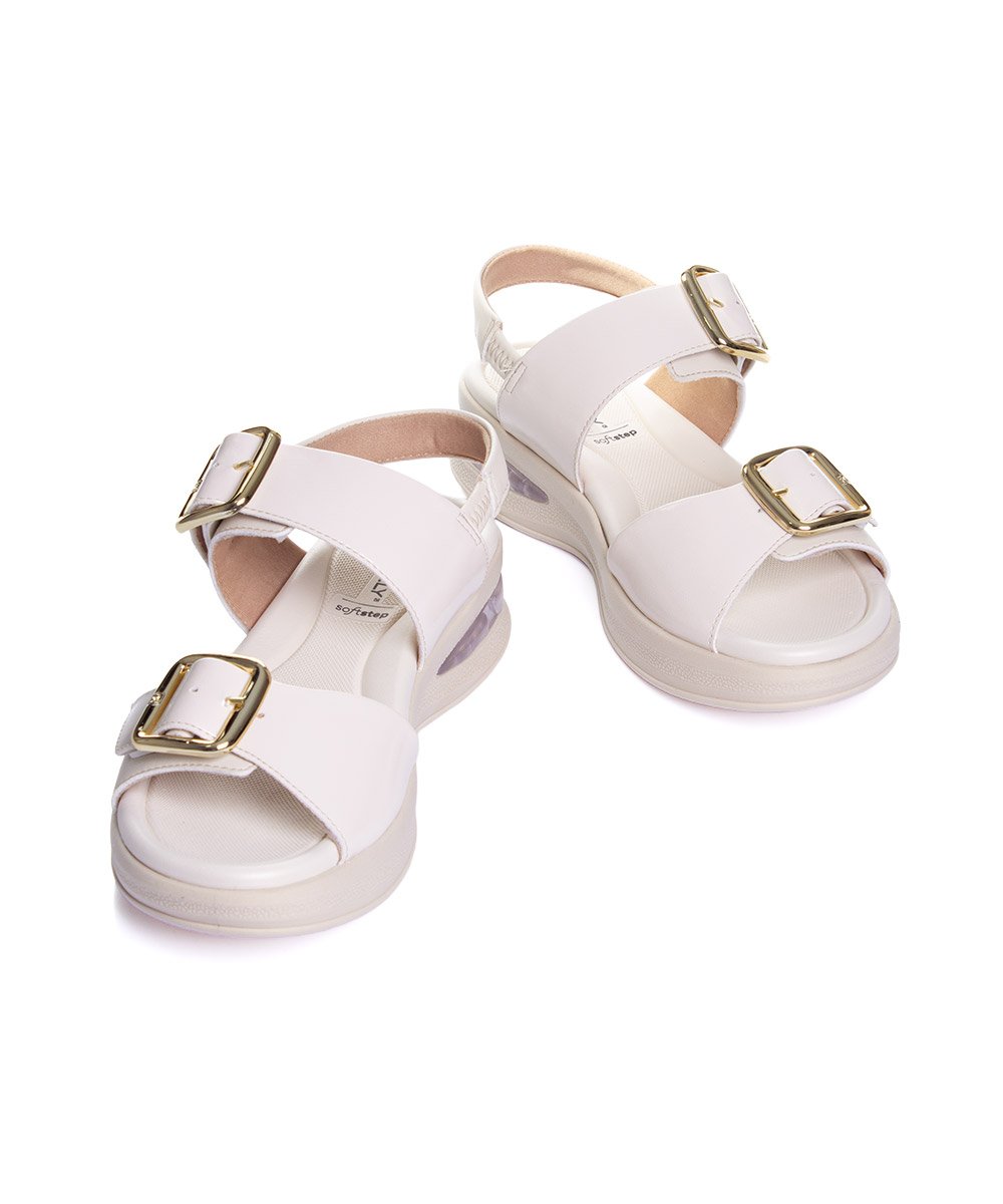 Sandália Feminina Piccadilly Soft Step Off White White 4
