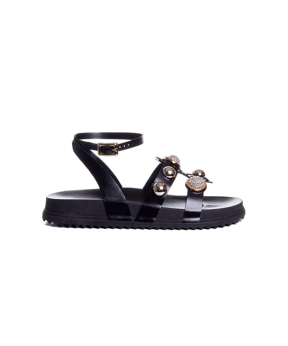 Sandália Flatform Pixolé Preto