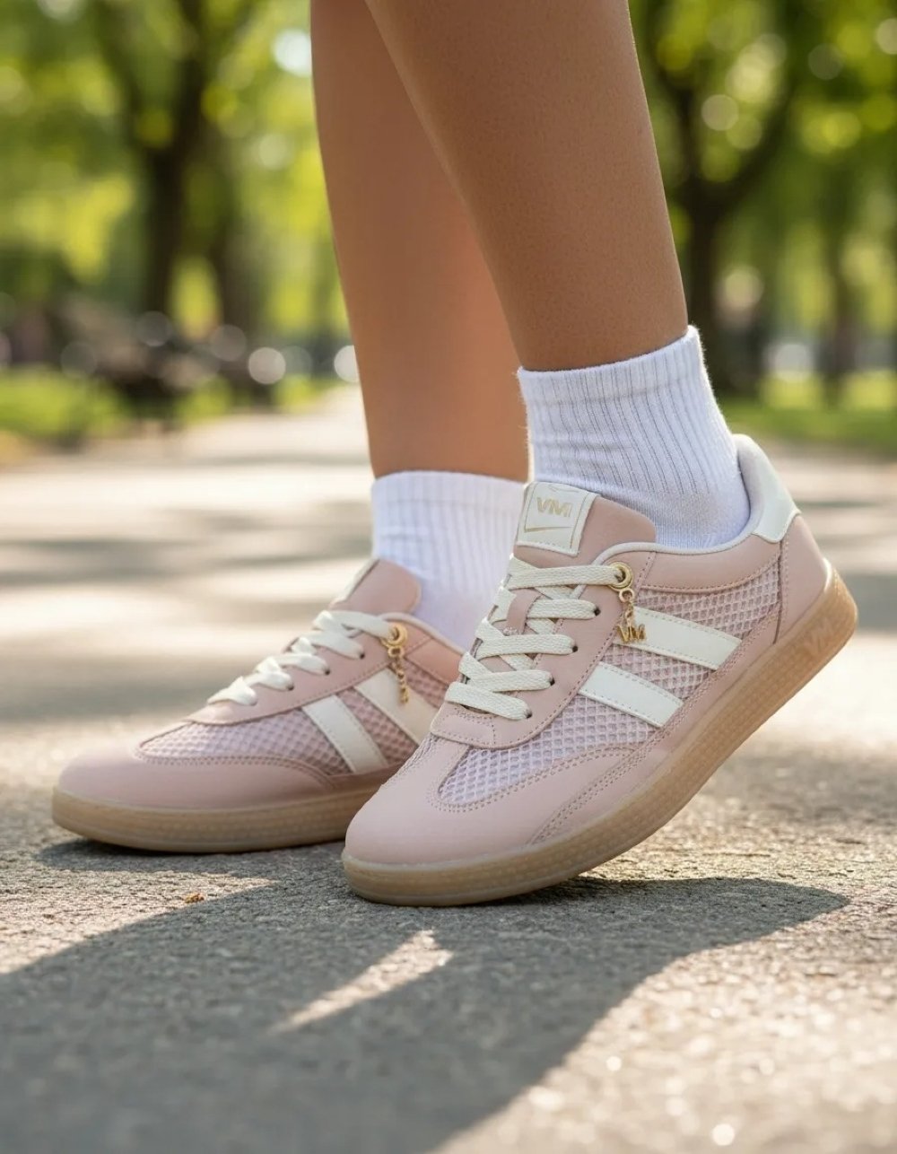 Tênis Feminino Via Marte Casual Rosa Rosa 2